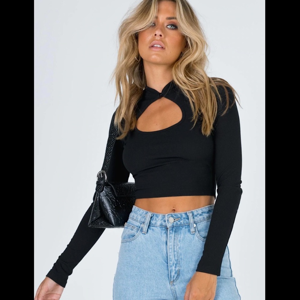 Black Princess Polly Top